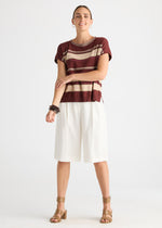 Zig Detail Top from Zacket & Plover - Sangria
