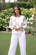 Patch Pointelle Top from Zacket & Plover