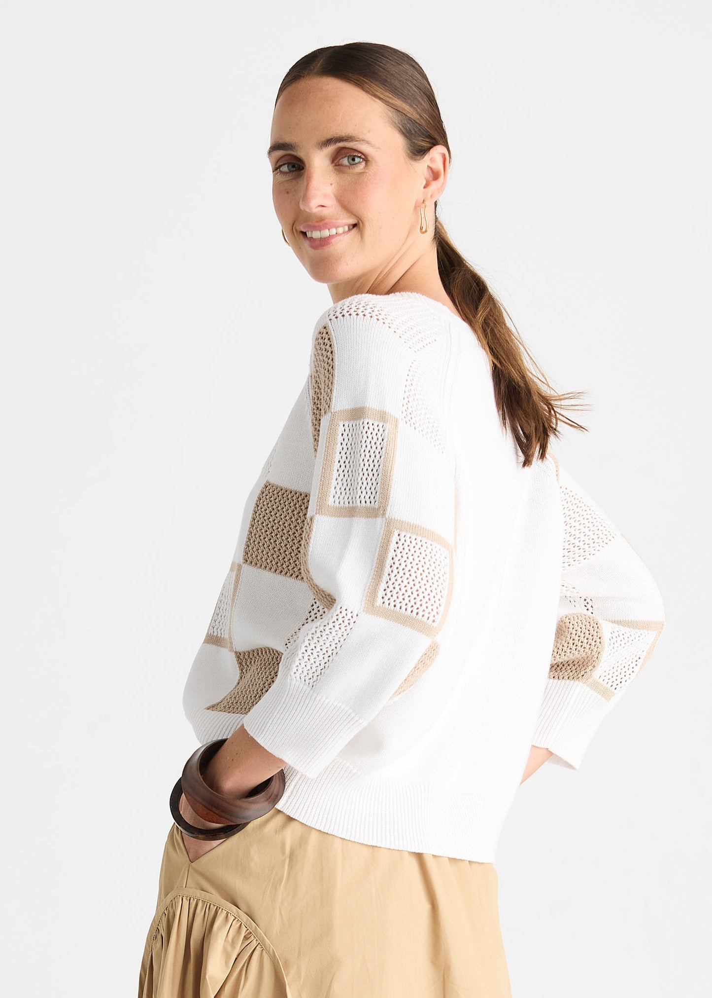 Patch Pointelle Top from Zacket & Plover