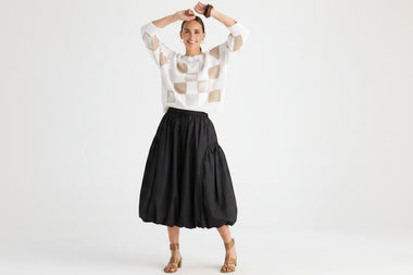 Balloon Skirt from Zacket & Plover - Black