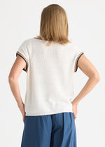 Crochet Trim Tank from Zacket & Plover - White colour