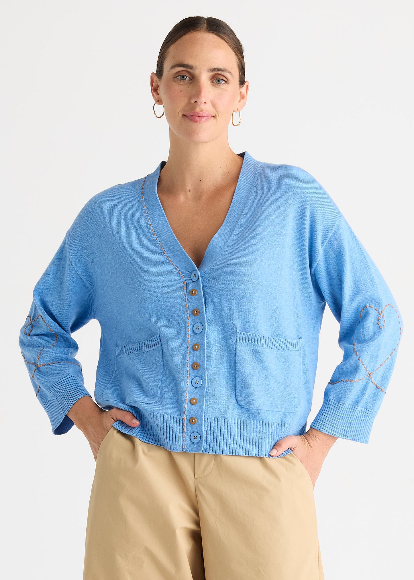Sweetheart Cardi from Zacket & Plover - Bluebell