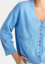 Sweetheart Cardi from Zacket & Plover - Bluebell