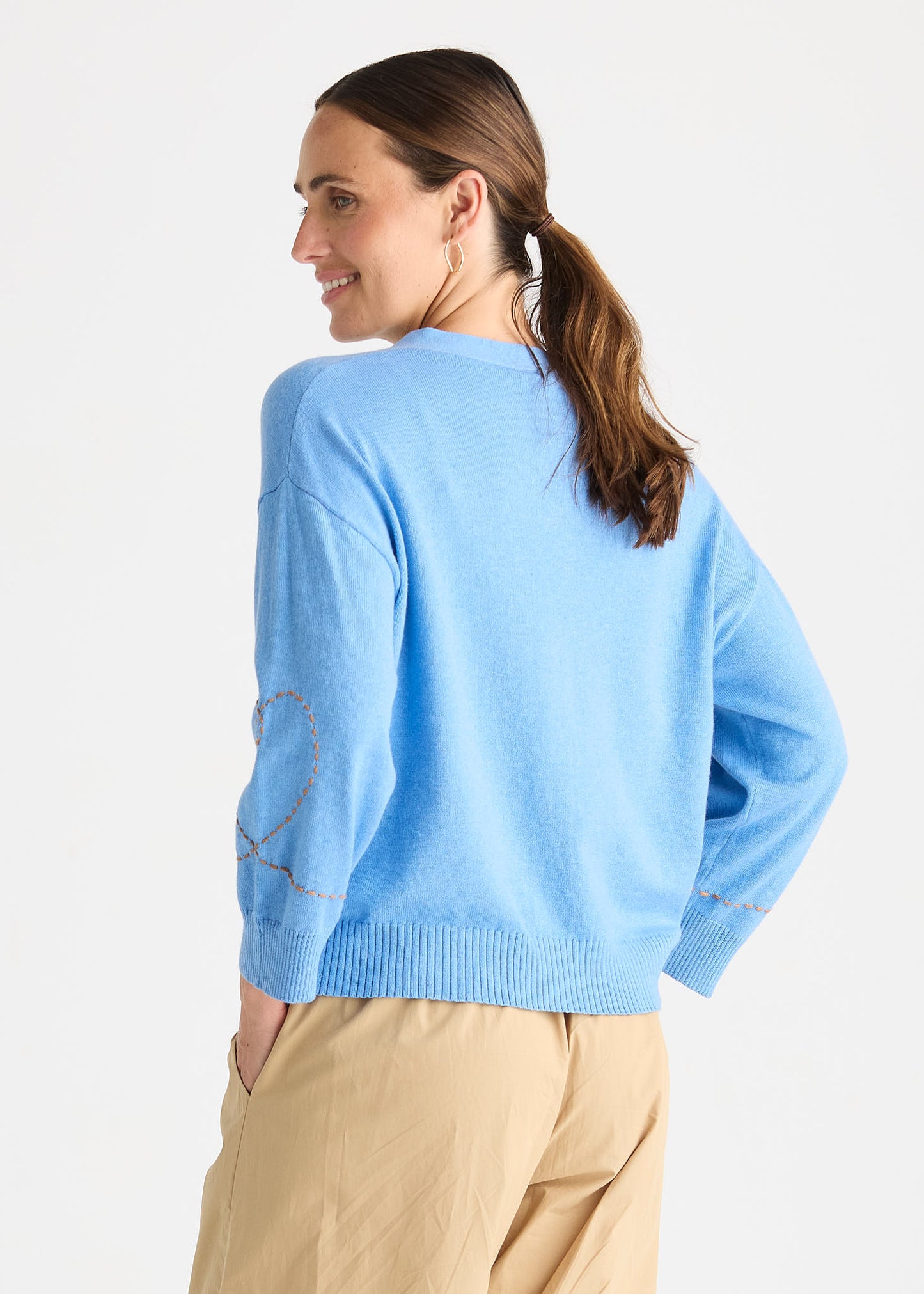 Sweetheart Cardi from Zacket & Plover - Bluebell