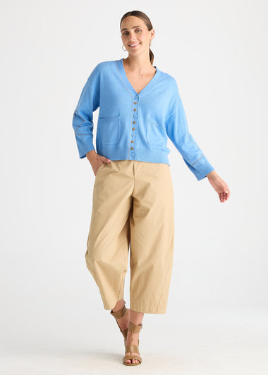 Sweetheart Cardi from Zacket & Plover - Bluebell