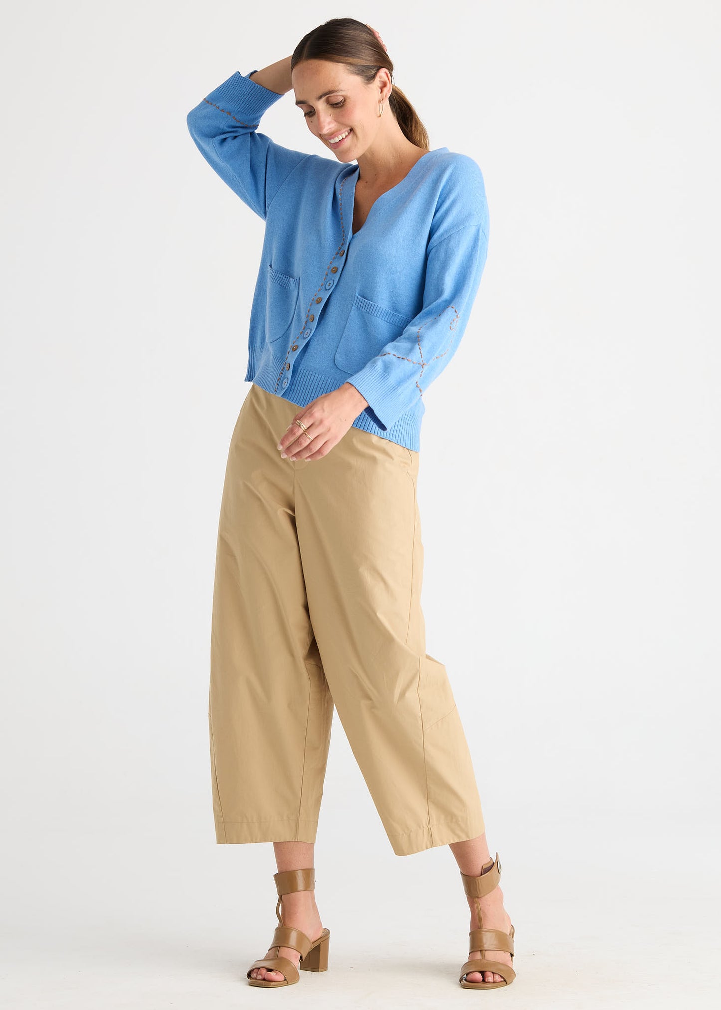 Sweetheart Cardi from Zacket & Plover - Bluebell