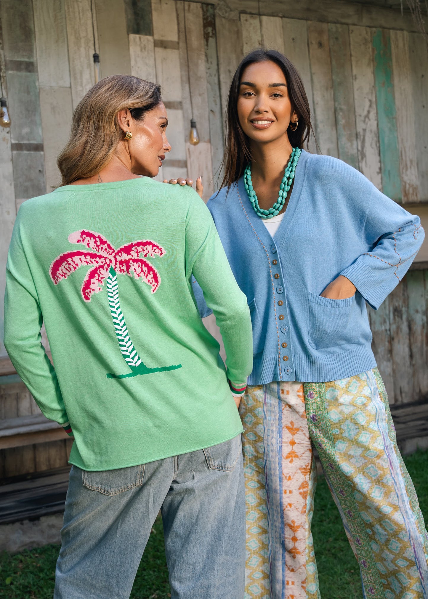 Sweetheart Cardi from Zacket & Plover - Bluebell