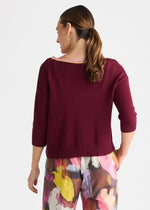 Crochet Trim Cardi from Zacket & Plover - Dak Ruby