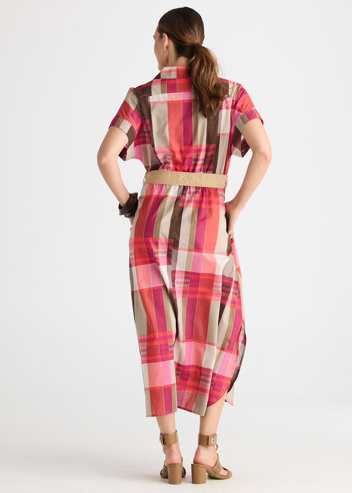 Checked Cotton Dress from Zacket & Plover