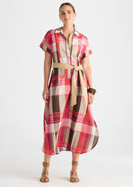 Checked Cotton Dress from Zacket & Plover