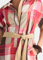 Checked Cotton Dress from Zacket & Plover