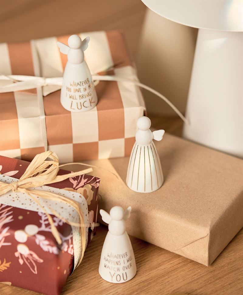 Rader Porcelain Angels Hanging Christmas Ornaments