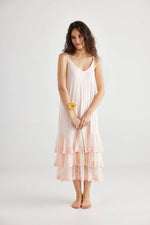 Evangeline Slip Dress in Ballerina Pink