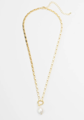 Amber Silver Necklace
