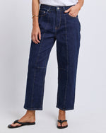 Foxwood Ambrose Barrel Jean - Indigo Denim