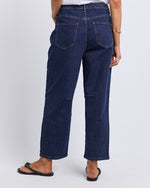 Foxwood Ambrose Barrel Jean - Indigo Denim