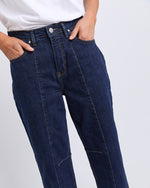 Foxwood Ambrose Barrel Jean - Indigo Denim