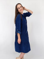 Laura Cord Baby Doll Dress