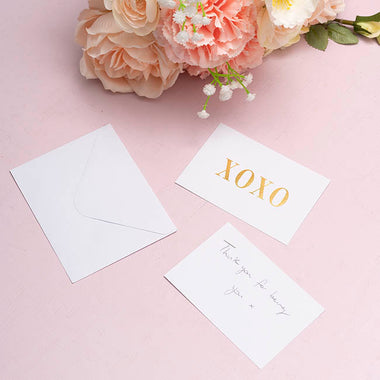 XOXO Gold foil card