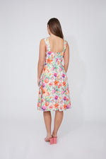 Sleeveless Floral Midi Dress