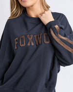 Foxwood Elevated Sunday Crew - Ink colour