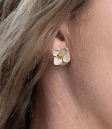 Fauna Sand Flower Earrings