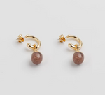 Frankie Earrings wine