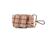 Liv & Milly Guitar Strap - Brown & White Pattern