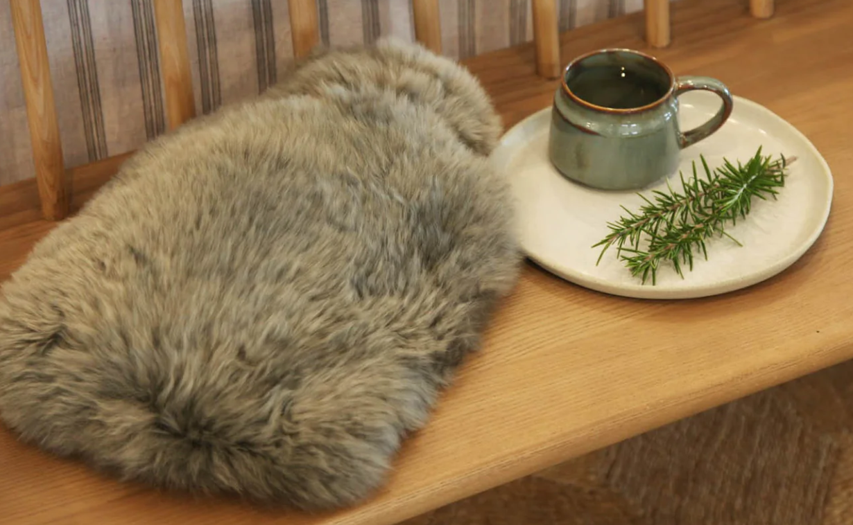 Sheepskin Hot Water Bottle Cover