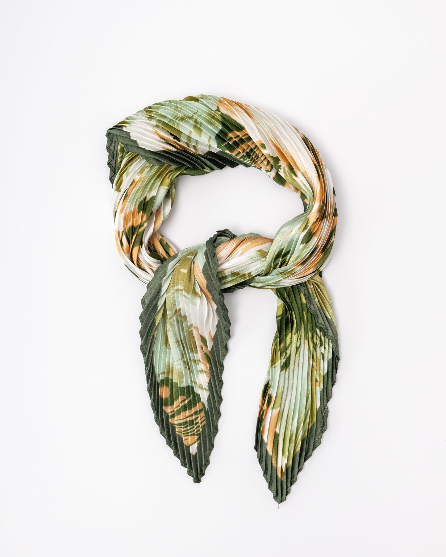 Isabella Pleated Neck Scarf from Stilen NZ – Green