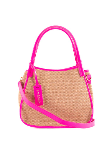 Liv & Milly Joanna Bag- Patent Pink