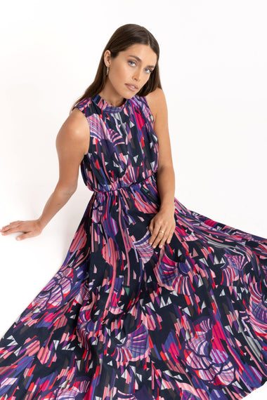 Bel Vestito Florence Panelled Midaxi Dress