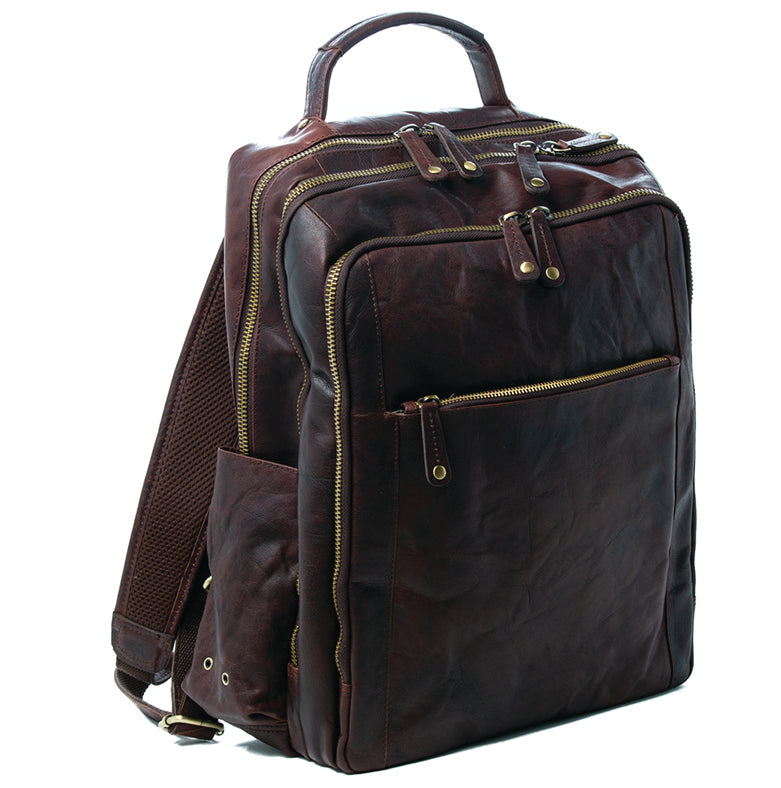Mike Leather Backpack