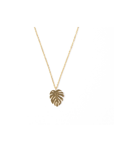 Monstera Necklace