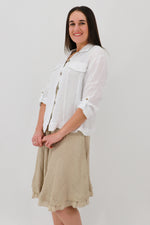 Roma Linen Shirt Jacket