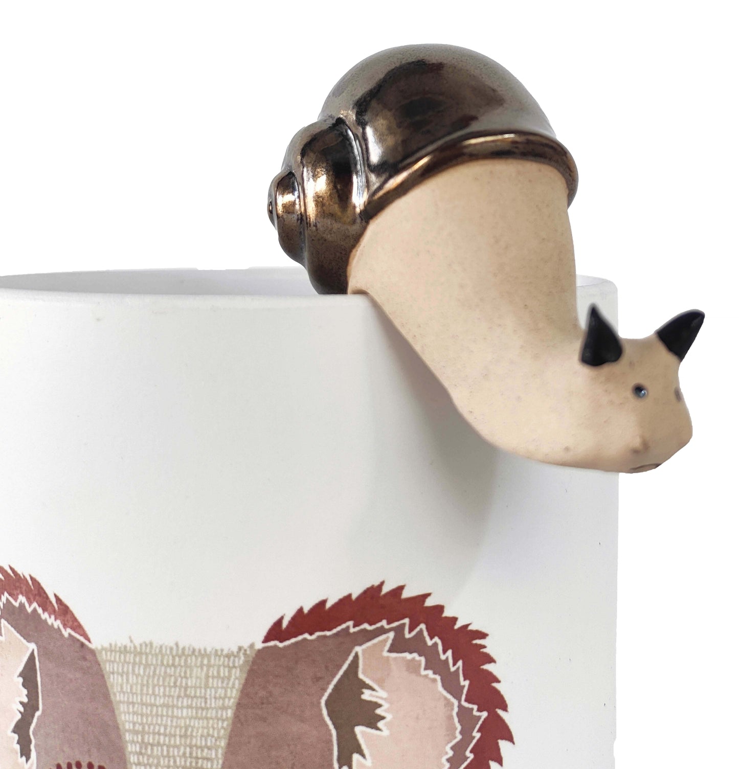 Snail Pot Hanger Gold 8cm