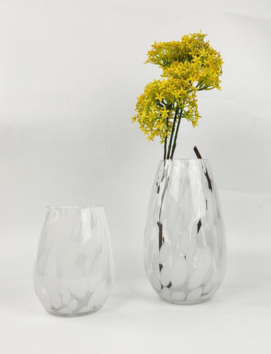 Tommy Speckle Glass Vase Tall