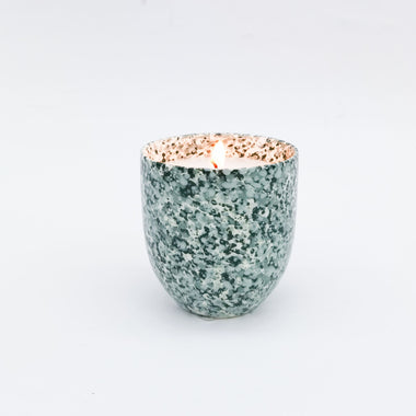 Speckle Candle Sage 8cm