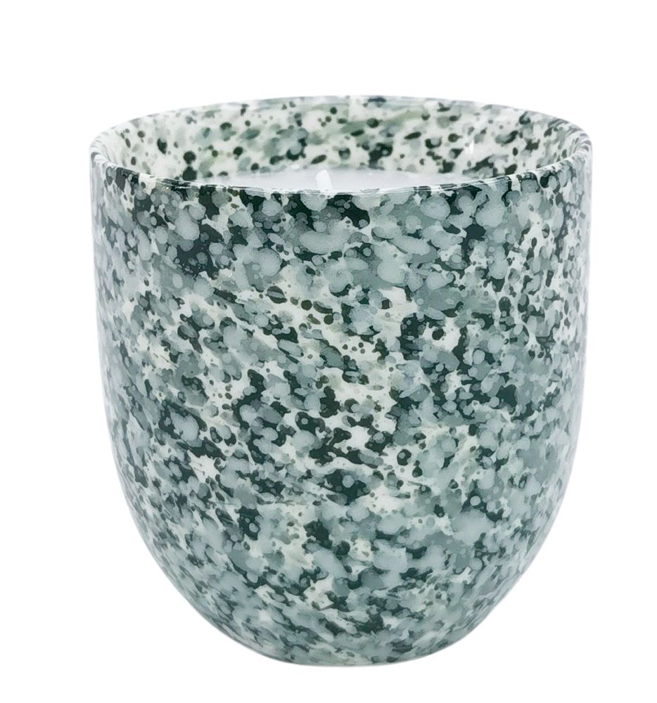 Speckle Candle Sage 8cm