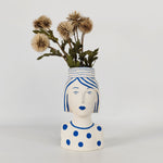 Santorini Lady Vase White 19cm