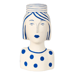 Santorini Lady Vase White 19cm