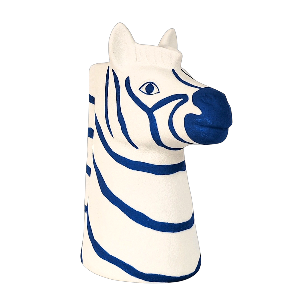 Santorini Zebra Vase